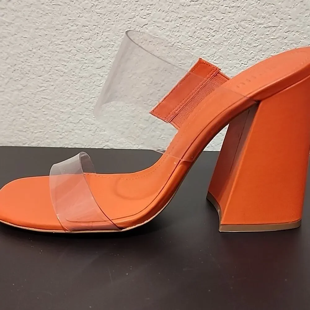 Schutz Orange Women's Shoes NWT